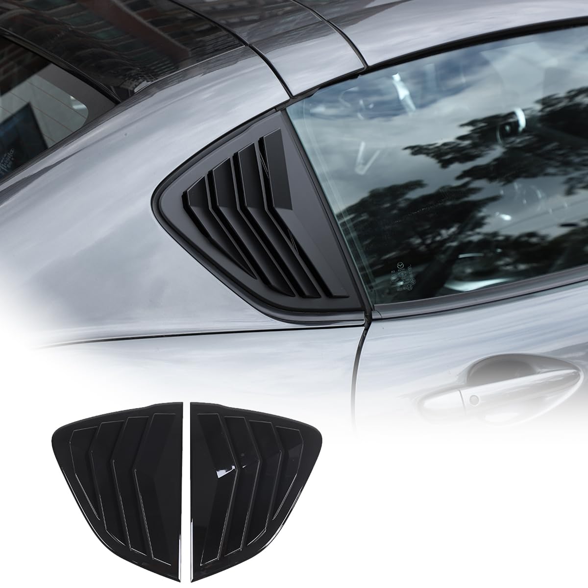 Amazon.com: JONKOKO Car Rear Side Window Louvers for Mazda MX-5 ND
